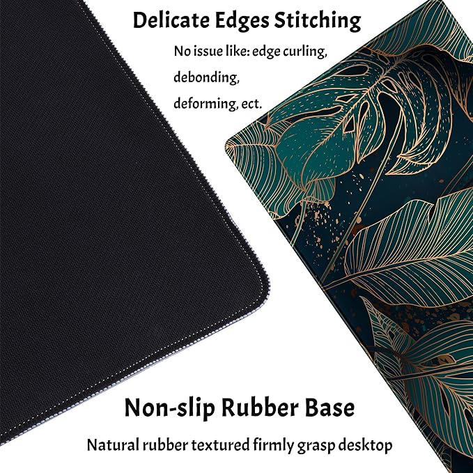 Desk Pad, Non-Slip Rubber Base Mousepad - Image 3