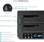 StarTech.com Standalone Hard Drive Duplicator, External Dual Bay HDD/SSD - Image 4