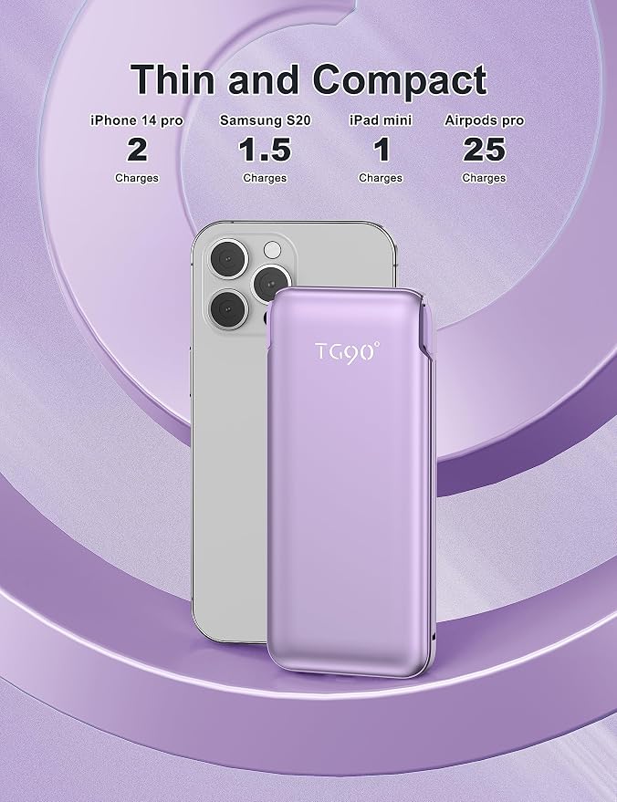 TG90° 10000mah Power Bank Portable Charger - Image 4