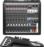 S-10 Audio Mixer 10 channel 8 channel Professional DJ Mixing Console by XUNGUAN