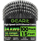 GEARit Cat 6 Ethernet Cable Pack by GEARit