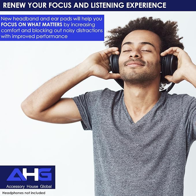 AHG QC35 earpads / QC35 ii Headband pad Cushion kit. Compatible w/Bose - Image 7