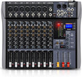 Pro DJ Mixer 8-Channel Audio Console by Froket