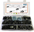 Bigtrans 555 Pcs Nylon Plastic R-Type Wire Clips by Setber