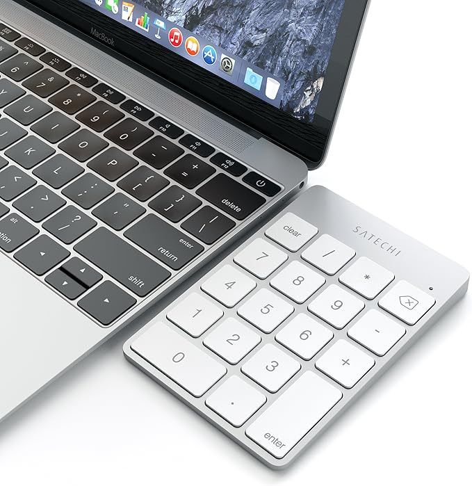 Satechi Slim Aluminum Bluetooth Keypad, Wireless Number Pad - Image 8