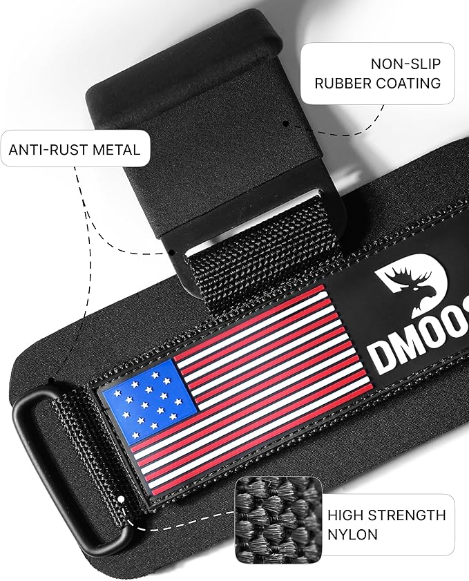 DMoose Fitness Weight Lifting Hooks - Image 3