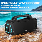 Bluetooth Speaker, Musibaby M1 Portable Bluetooth Speakers:Loud Stereo Sound - Image 5