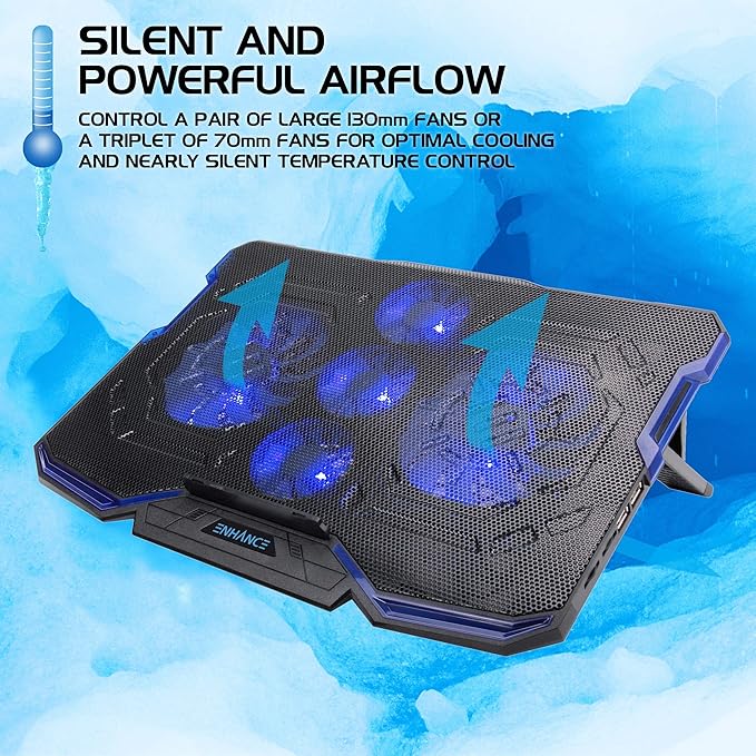 ENHANCE Cryogen Gaming Laptop Cooling Pad - Image 3