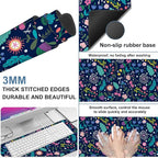 Gaming Desk Pad Large Extra Length Beautiful Floral Mouse Pad Keyboard Laptop - Image 2