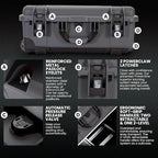 NANUK Wheeled Series 935 Lightweight NK-7 Resin Waterproof Protective Case - Image 4
