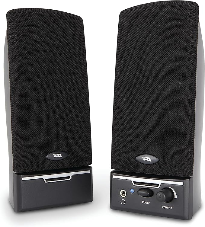 Cyber Acoustics CA-2014 Computer Speakers, Full Stereo Sound, Convenient by CyberAcoustics