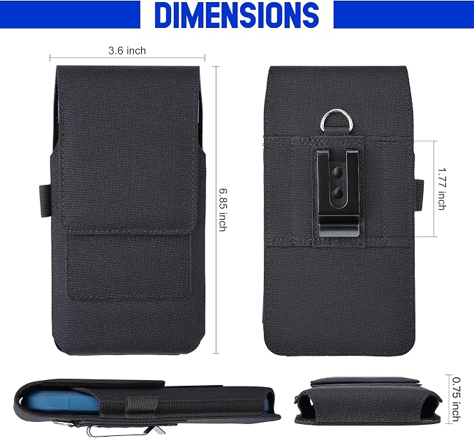 BECPLT for Galaxy S25+ S24+ S23+ S22+ 5G Note 20 Ultra 5G Nylon Cell Phone - Image 5