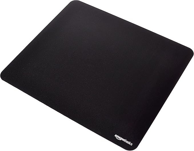 Amazon Basics Large Square Computer Mouse Pad, Cloth and Rubberized Base by AmazonBasics