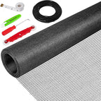 48"X236" Window Screen Replacement Kit, 6 in 1 Window Screen Door Repair Kit by Unknown