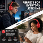 MIDOLA Bluetooth Headphones Over Ear 68H Playtime 6 EQ Wireless Headset - Image 8