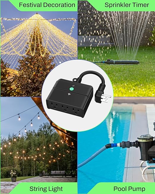 BN-LINK Smart WiFi Heavy Duty Outdoor Outlet, Timer and Countdown Function - Image 8