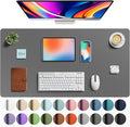 Aothia Faux Leather Desk Mat by AothiaSimpleNaturalUnique