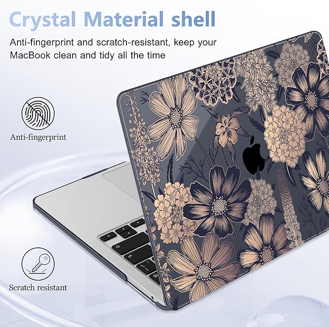 Case for MacBook Pro 13 inch with/Without Touch Bar, Hard Shell + Keyboard - Image 6