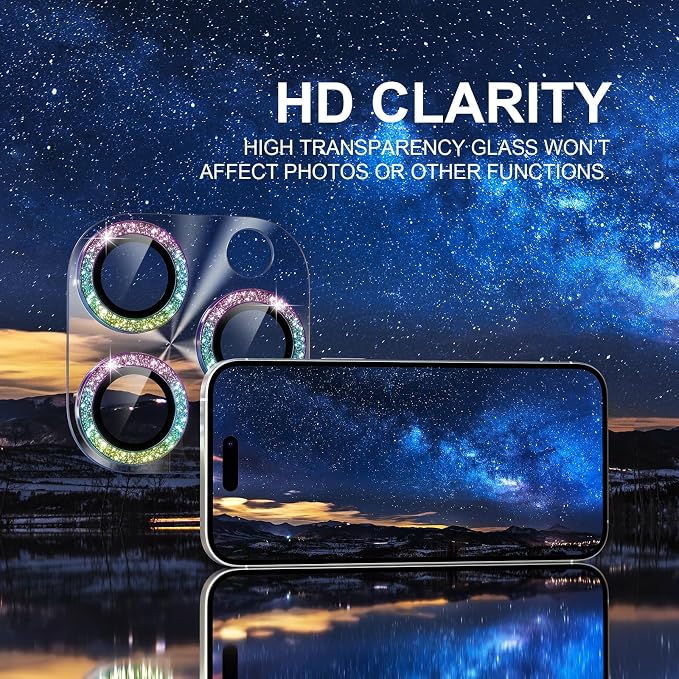 Choiche Compatible for iPhone 16 Pro/iPhone 16 Pro Max Camera Lens Protector - Image 5