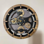 Desk Clock 10 inches with Real Moving Gears Convertible into Wall Clock - Image 5