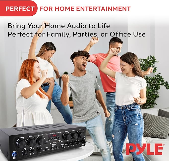 Pyle Wireless Bluetooth Karaoke Amplifier - Image 7