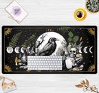 Cute Kawaii Raven Desk Mat XXL Large Extended Gaming Mouse Pad Nature Forest - Image 7