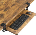 BONTEC KMT01 Under Desk Keyboard Tray, Pull-Out Keyboard & Mouse Platform by BONTEC