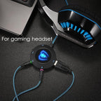Micolindun External Sound Card USB Hubs Audio Adapter to USB Port & 3.5mm Audio - Image 2