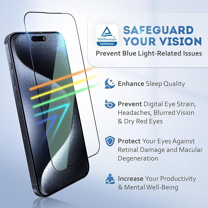 Deppa |2 Pack| Anti-Blue Light Screen Protector - Image 2