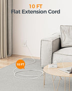 Flat Plug Extension Cord 10 FT, TESSAN Surge Protector Power Strip - Image 5