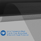 MAGZO Window Screen Replacement Mesh Roll, 37.4in × 16.4ft Upgraded 0.17mm WD - Image 2
