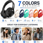 MIDOLA Bluetooth Headphones Over Ear 68H Playtime 6 EQ Wireless Headset - Image 6