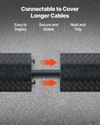 VEVOR 1 Pack Drop Over Cable Cover, 2 Channel Heavy Duty Cable Hose Protector - Image 6