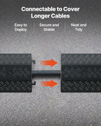 VEVOR 3 Pack Drop Over Cable Cover, 2 Channel Heavy Duty Cable Hose Protector - Image 6