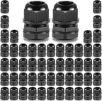 QILIPSU 50pcs 3/4" NPT Cable Gland Waterproof IP68 Nylon Cable Pass Through by QILIPSU