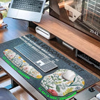 2-in-1 Ergonomic Set, Wave Keyboard Wrist Rest and Massage Slope Mouse Pad - Image 5