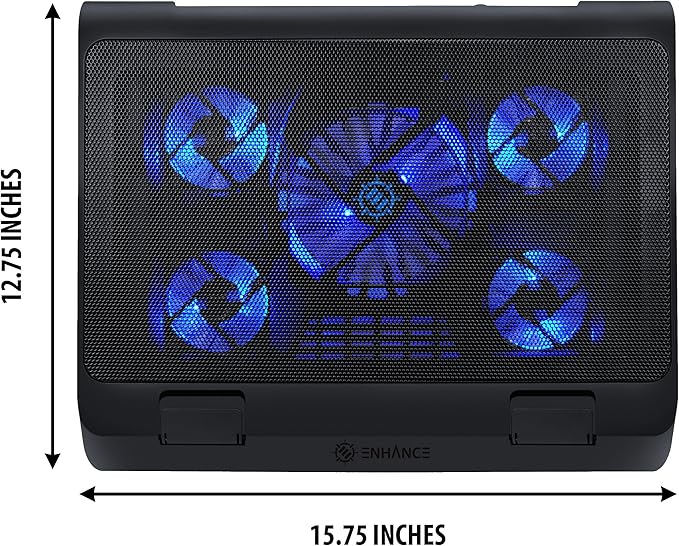 ENHANCE Gaming Laptop Cooling Pad Stand - Image 7
