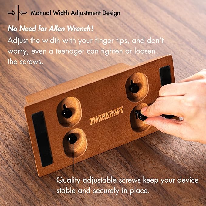 ZMARKRAFT® Adjustable Vertical Laptop Stand Holder Compatible - Image 6