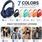 MIDOLA Bluetooth Headphones Over Ear 68H Playtime 6 EQ Wireless Headset - Image 6
