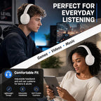 MIDOLA Bluetooth Headphones Over Ear 68H Playtime 6 EQ Wireless Headset - Image 8