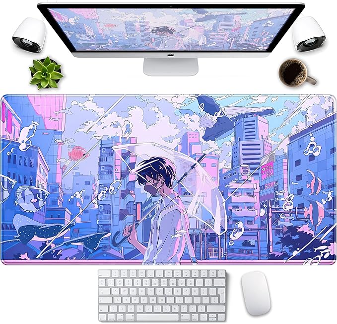 Anime Kawaii Desk Mat Mousepad Cute Japanese Large Gaming Mouse Pad XXL by LuckyCow