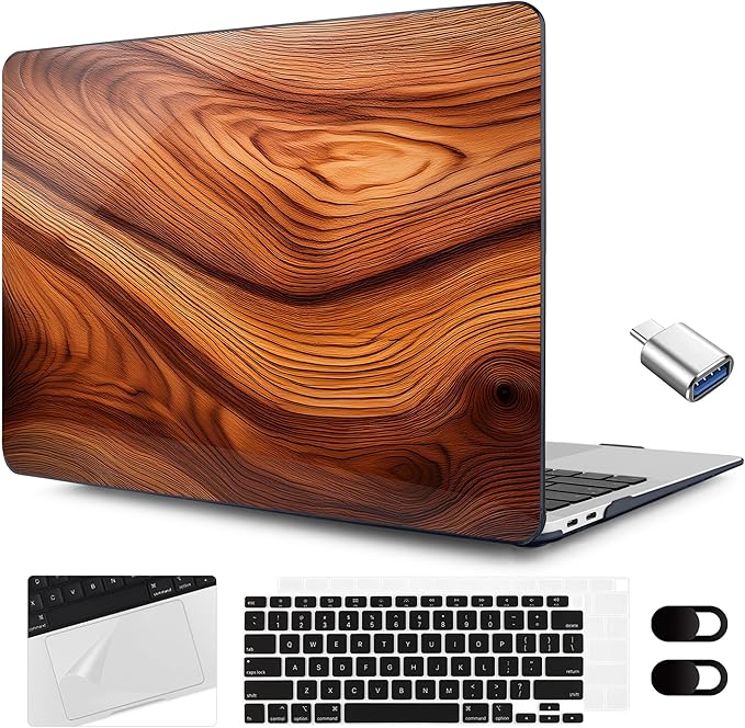 MEEgoodo for MacBook Air 13.3 inch Case 2021 2020 2019 2018 A2337 M1 A2179 A1932 by MEEgoodo