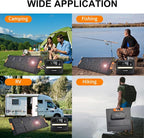 200W Portable Solar Panel for Power Station Generator, 200 Watt Foldable Solar - Image 8