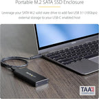 StarTech.com M.2 SSD Enclosure for M.2 SATA SSDs - Image 2