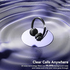 Wireless Headset with Mic for Work, Wireless Headphones with USB Dongle & - Image 6