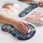 2-in-1 Ergonomic Set, Wave Rise Keyboard Wrist Rest and Massage Bulge Slope - Image 4