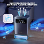 Frizzlife Air Dehumidifier, 135oz Water Tank W/Purifying Function, Quiet Small - Image 4