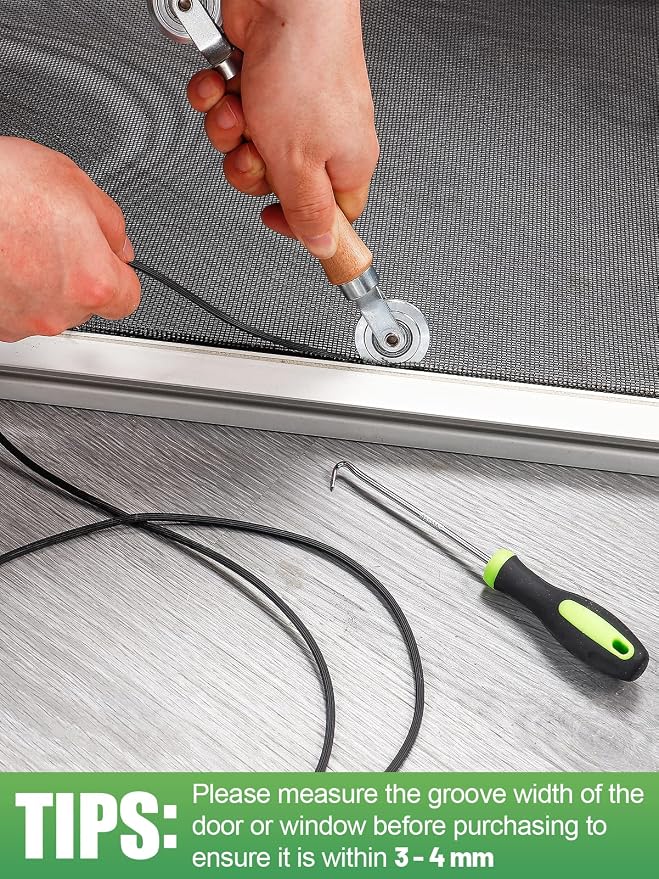 Screen Repair Kit - 3 in 1 Screen Tools Including Screen Roller Screen Spline - Image 5