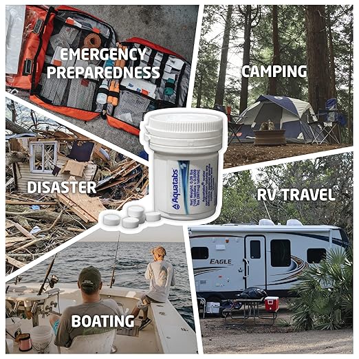 Aquatabs 397mg Water Purification Tablets. Water Filtration System for - Image 5