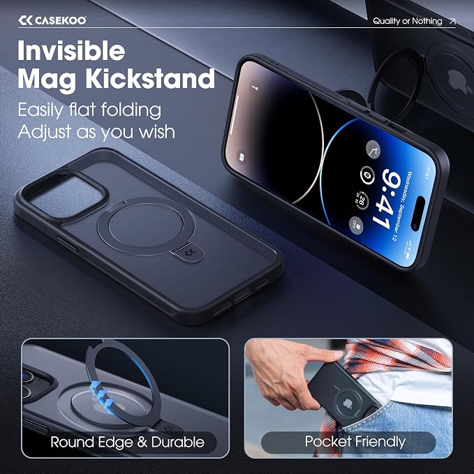 CASEKOO Designed for iPhone 14 Pro Case - Image 3